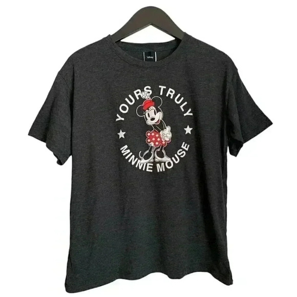 Disney Tops - Disney Women's Tee Shirt Size Small Minnie Mouse Gray Shirt T-Shirt
